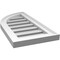 Ekena Millwork Quarter Round Top Left Surface Mount PVC Gable Vent w/ 2"W x 1-1/2"P Brickmould Frame, 12"W x 24"H GVPQL12X2402SF - alternate 2